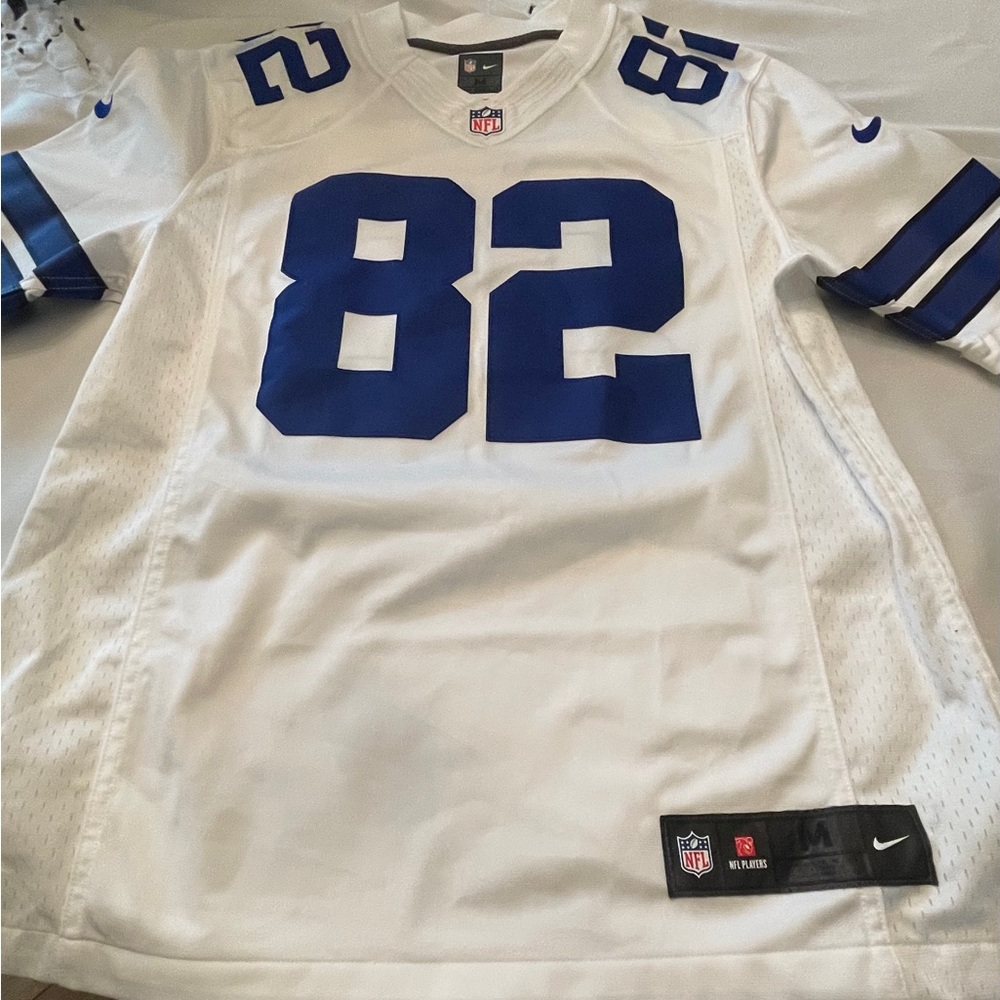 Nike NFL Women's White and Blue Jersey